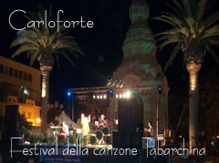 Installazione impianto luci e audio eseguito in occasione del festival della canzone tabarchina a Carloforte (Cagliari)