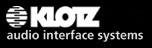 KLOTZ - Audio Interface Systems