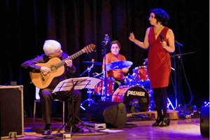 Installazioni audio e luci al concerto di Jaques e Paula Morelenbaum, con il Guest di Bungaro - Palau